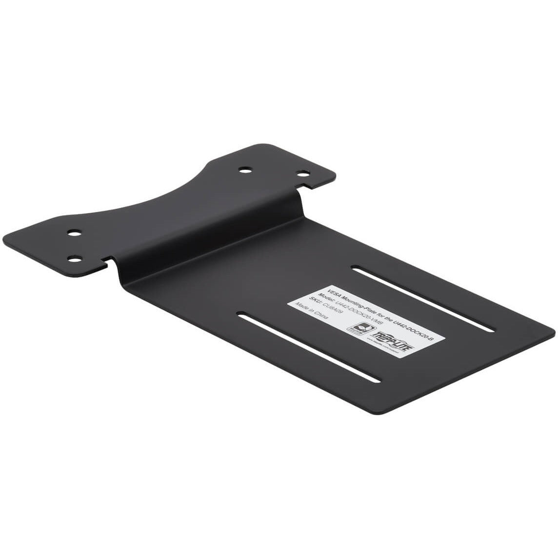 Tripp Lite VESA Mounting Plate for Tripp Lite U442-DOCK20-B Docking Station - 75 x 75, 100 x 100 VESA Standard - Rugged - U442-DOCK20-VMB - eCommerce Business Prime