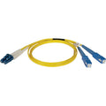 Tripp Lite 25M Duplex Singlemode 9/125 Fiber Optic Patch Cable LC/SC 82' 82ft 25 Meter - LC - SC - 82ft - N366-25M - eCommerce Business Prime