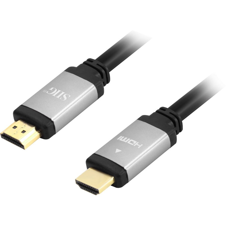 SIIG Ultra High Speed HDMI Cable - 12ft - 12 ft HDMI A/V Cable for Audio/Video Device, Gaming Console, Blu-ray Player, HDTV, Monitor, Projector - First End: 1 x HDMI 2.1 Type A Digital Audio/Video - M...  - CB-H21011-S1 - eCommerce Business Prime