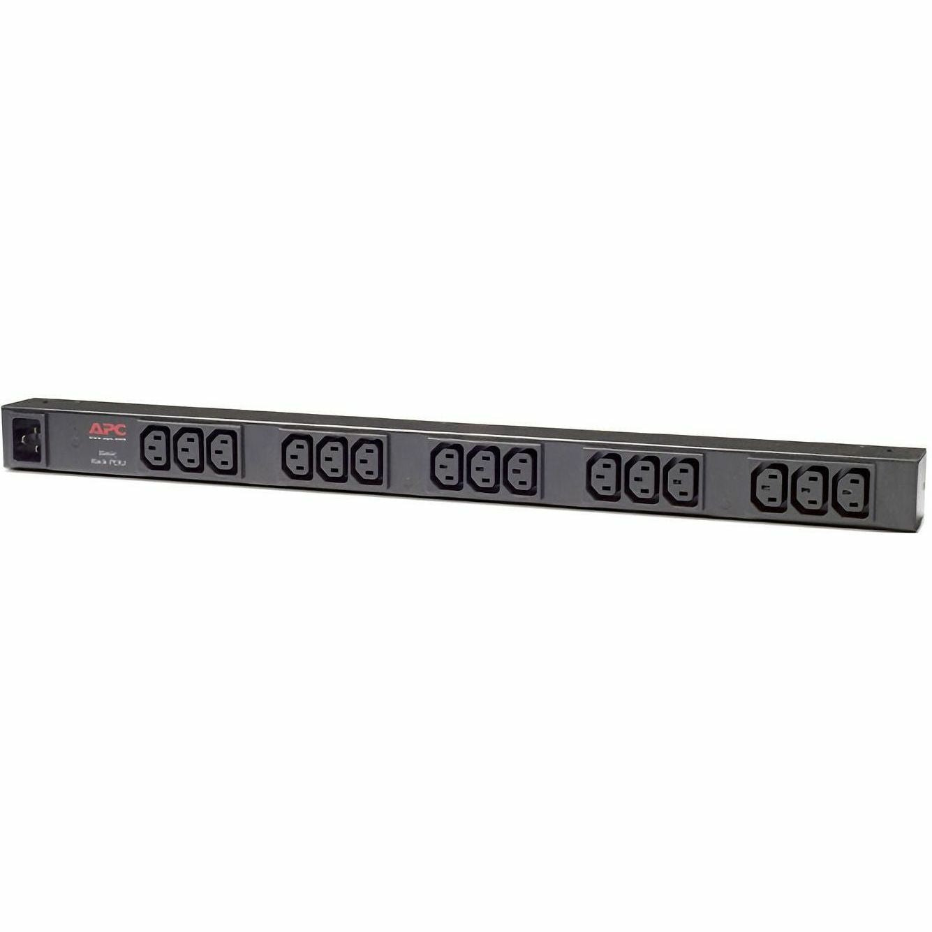 APC Basic Rack 3.68kVA PDU - 15 x IEC 320-C13 - 3.68kVA - Zero U Rack-mountable - AP9572 - eCommerce Business Prime