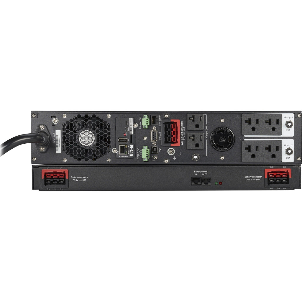 Eaton 9PX Lithium-Ion UPS 3000VA 2400W 120V 9PX On-Line Double-Conversion UPS - 7 Outlets, Network Card Included, USB, RS-232, 2U Rack/Tower - 2U Rack/Tower - 120 V AC Input - 6 x NEMA 5-20R, 1 x NEMA...  - 9PX3000RTN-L - eCommerce Business Prime