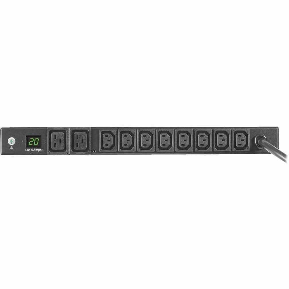 Tripp Lite PDU Metered 8 C13 2 C19 3.2/3.8kW 208/240V L6-20P 6ft Cord 1URM - Metered - NEMA L6-20P - 8 x IEC 60320 C13, 2 x IEC 60320 C19 - 230 V AC - 1U - Horizontal/Vertical - Wall-mountable, Rack-m...  - PDUMH20HVL66 - eCommerce Business Prime