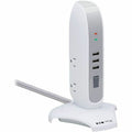 Tripp Lite Surge Protector Tower 5-Outlet 3 USB Ports 6ft Cord 5-15P White - 5 x NEMA 5-15R, 4 x USB - 1800 VA - 1200 J - 120 V AC Input - TLP66USB - eCommerce Business Prime