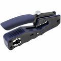 Tripp Lite Crimping Tool with Cable Stripper for Pass-Through RJ45 Plugs - Black, Blue - Non-slip Handle, Secure Grip, Heavy Duty - T100-PT1 - eCommerce Business Prime