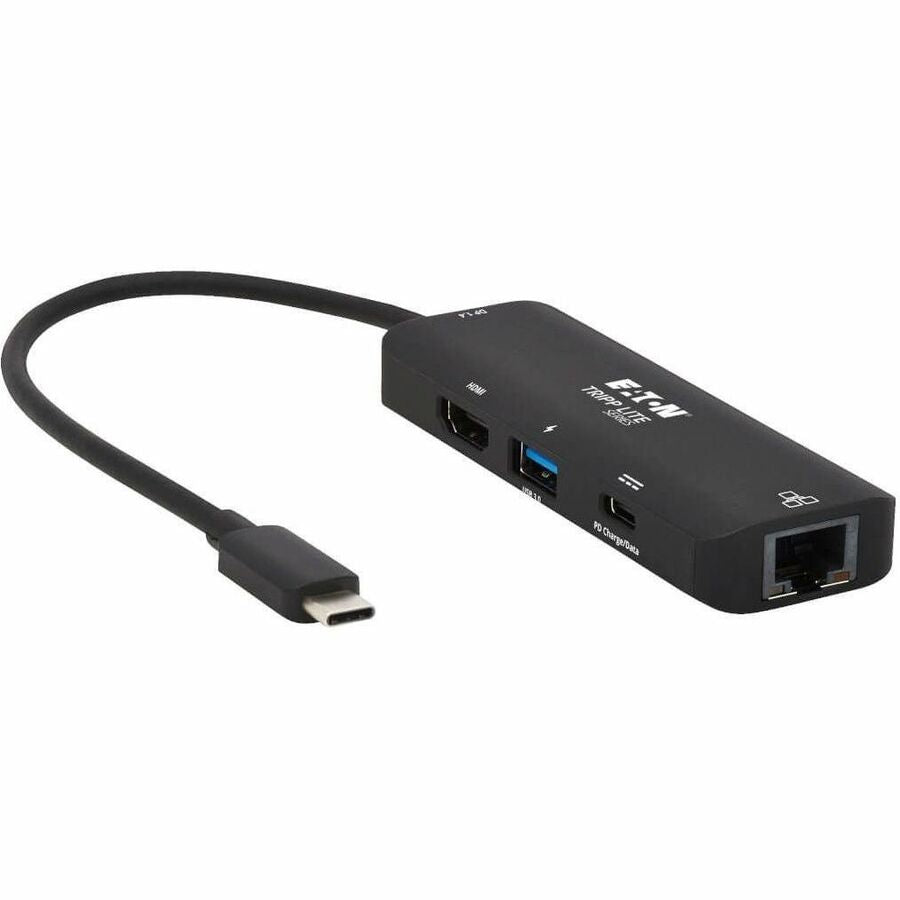 Tripp Lite USB C Multiport Adapter 4K60Hz HDMI USB-A Gbe 100W PD Charging - 1 x Type C Male USB - 1 x Type A Female USB, 1 x RJ-45 Female Network, 1 x Type C Female USB, 1 x HDMI Female Digital Audio/...  - U444-06N-H4GUC2 - eCommerce Business Prime