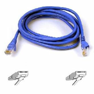 Belkin Cat. 6 UTP Patch Cable - RJ-45 Male - RJ-45 Male - 9ft - Blue - A3L980-09-BLU-S - eCommerce Business Prime