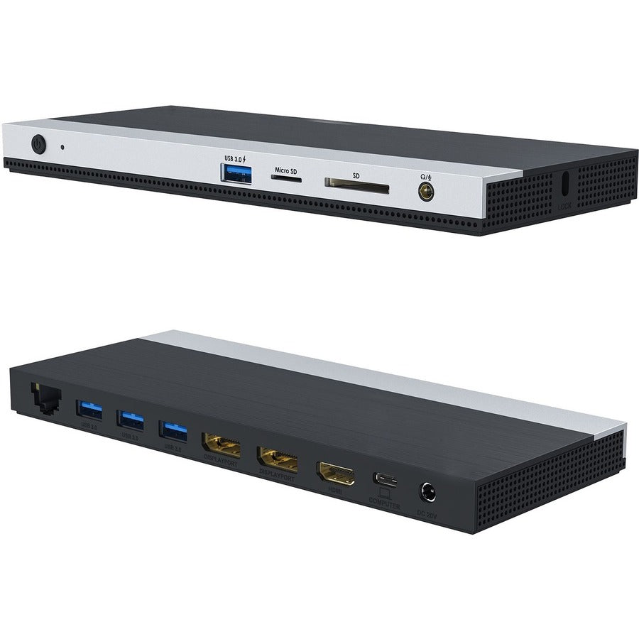 4XEM USB-C Triple Display Docking Station with Power Delivery (2 DP + 1HDMI) - for Notebook/Monitor - 65 W - USB 3.1 (Gen 2) Type C - 4 x USB Ports - 4 x USB 3.0 - USB Type-C - Network (RJ-45) - HDMI ...  - 4XUMD02 - eCommerce Business Prime