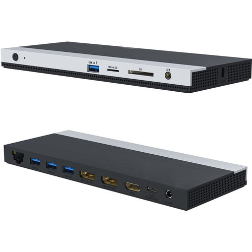 4XEM USB-C Triple Display Docking Station with Power Delivery (2 DP + 1HDMI) - for Notebook/Monitor - 65 W - USB 3.1 (Gen 2) Type C - 4 x USB Ports - 4 x USB 3.0 - USB Type-C - Network (RJ-45) - HDMI ...  - 4XUMD02 - eCommerce Business Prime