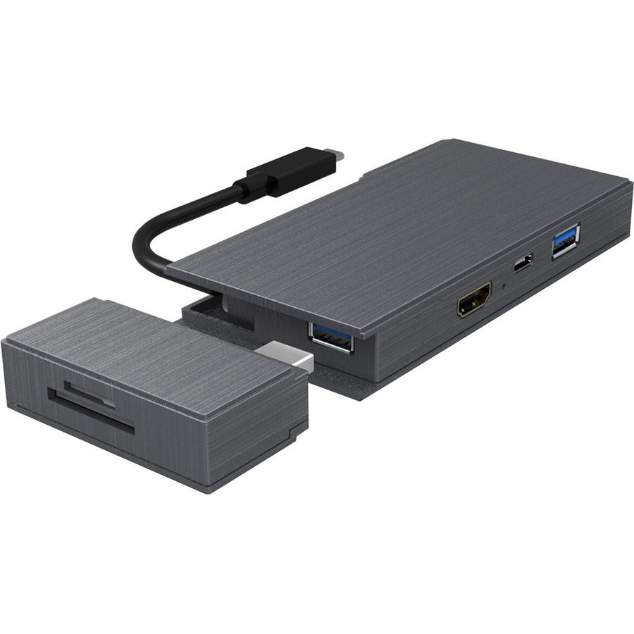 4XEM USB-C Mini Docking Station with Gigabit Ethernet Port - for Notebook - USB 3.1 (Gen 1) Type C - 3 x USB Ports - 2 x USB 3.0 - USB Type-C - Network (RJ-45) - HDMI - Wired - 4XUHP3406 - eCommerce Business Prime