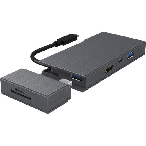 4XEM USB-C Mini Docking Station with Gigabit Ethernet Port - for Notebook - USB 3.1 (Gen 1) Type C - 3 x USB Ports - 2 x USB 3.0 - USB Type-C - Network (RJ-45) - HDMI - Wired - 4XUHP3406 - eCommerce Business Prime