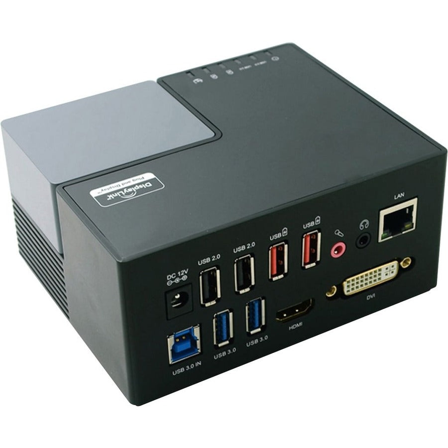 4XEM USB 3.0 Universal Docking Station Deluxe - for Notebook - USB 3.0 Type B - 6 x USB Ports - 2 x USB 2.0 - 2 x USB 3.0 - Network (RJ-45) - HDMI - DVI - Audio Line In - Audio Line Out - Wired - 4XUG39DK3 - eCommerce Business Prime