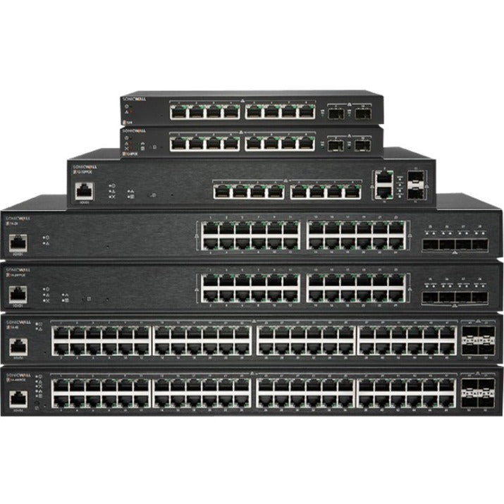 SonicWall SWS14-24FPOE Ethernet Switch - 24 Ports - Manageable - Gigabit Ethernet, 10 Gigabit Ethernet - 10/100/1000Base-T, 10GBase-X - 2 Layer Supported - Modular - Power Supply - 500.40 W Power Cons...  - 02-SSC-8377 - eCommerce Business Prime