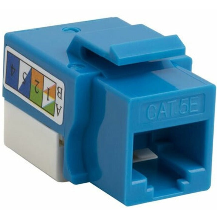 4XEM 10 pack Cat5e RJ45 Keystone Jack UTP 110-Type (Blue) - 10 Pack - 1 x RJ-45 Network Female - Blue - 4XKJC5EBL10PK - eCommerce Business Prime