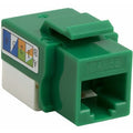 4XEM 10 pack Cat5e RJ45 Keystone Jack UTP 110-Type (Green) - 10 Pack - 1 x RJ-45 Network Female - Green - 4XKJC5EGN10PK - eCommerce Business Prime