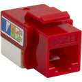 4XEM 10 pack Cat5e RJ45 Keystone Jack UTP 110-Type (Red) - 10 Pack - 1 x RJ-45 Network Female - Red - 4XKJC5ERD10PK - eCommerce Business Prime