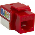 4XEM 10 pack Cat6 RJ45 Keystone Jack UTP 110-Type (Red) - 10 Pack - 1 x RJ-45 Network Female - Red - 4XKJC6RD10PK - eCommerce Business Prime