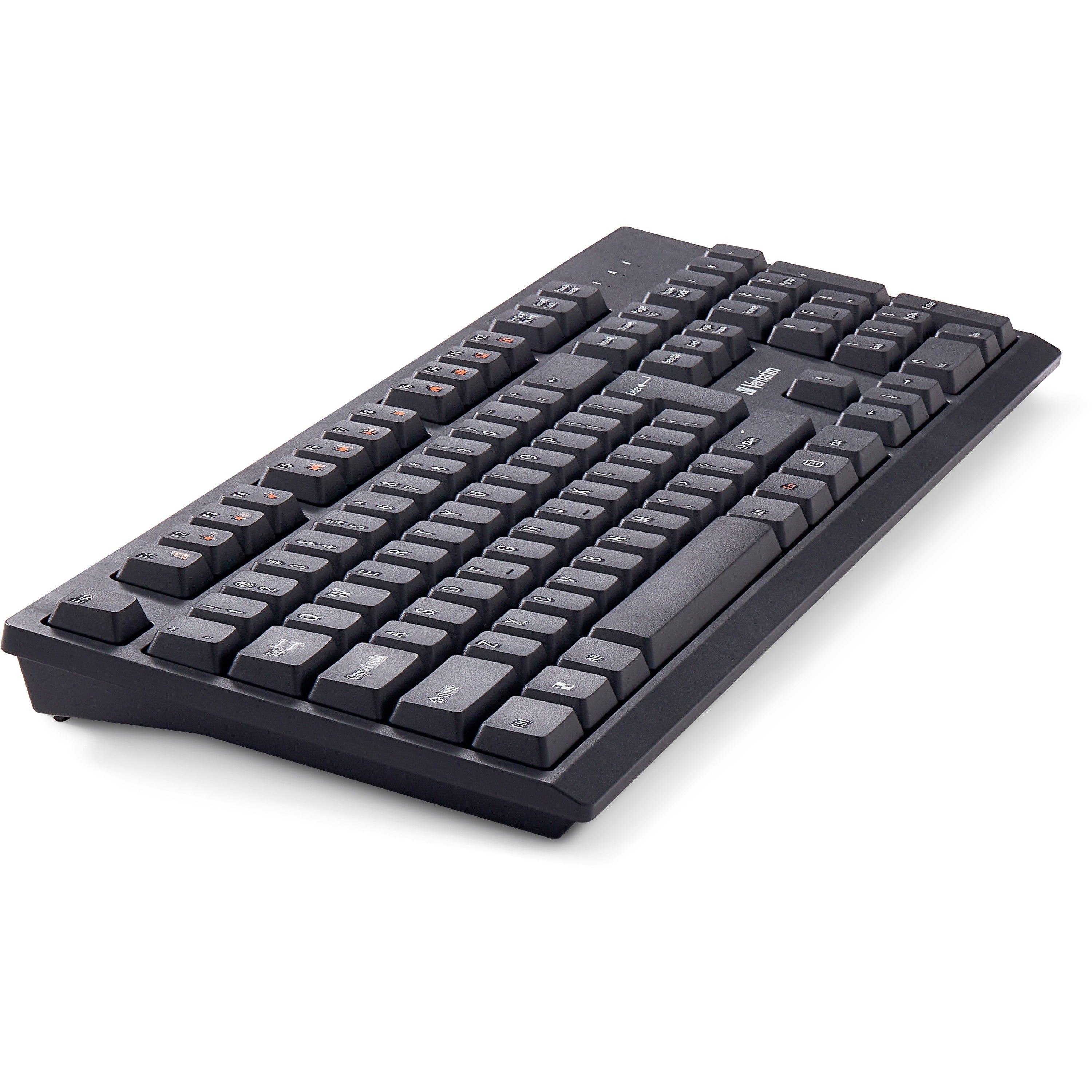 Verbatim Wireless Keyboard and Mouse - USB Type A Wireless Bluetooth 2.40 GHz Keyboard - USB Type A Wireless Mouse - Optical - 1000 dpi - 3 Button - Multimedia Hot Key(s) - Symmetrical - AA, AAA - Com...  - 70724 - eCommerce Business Prime