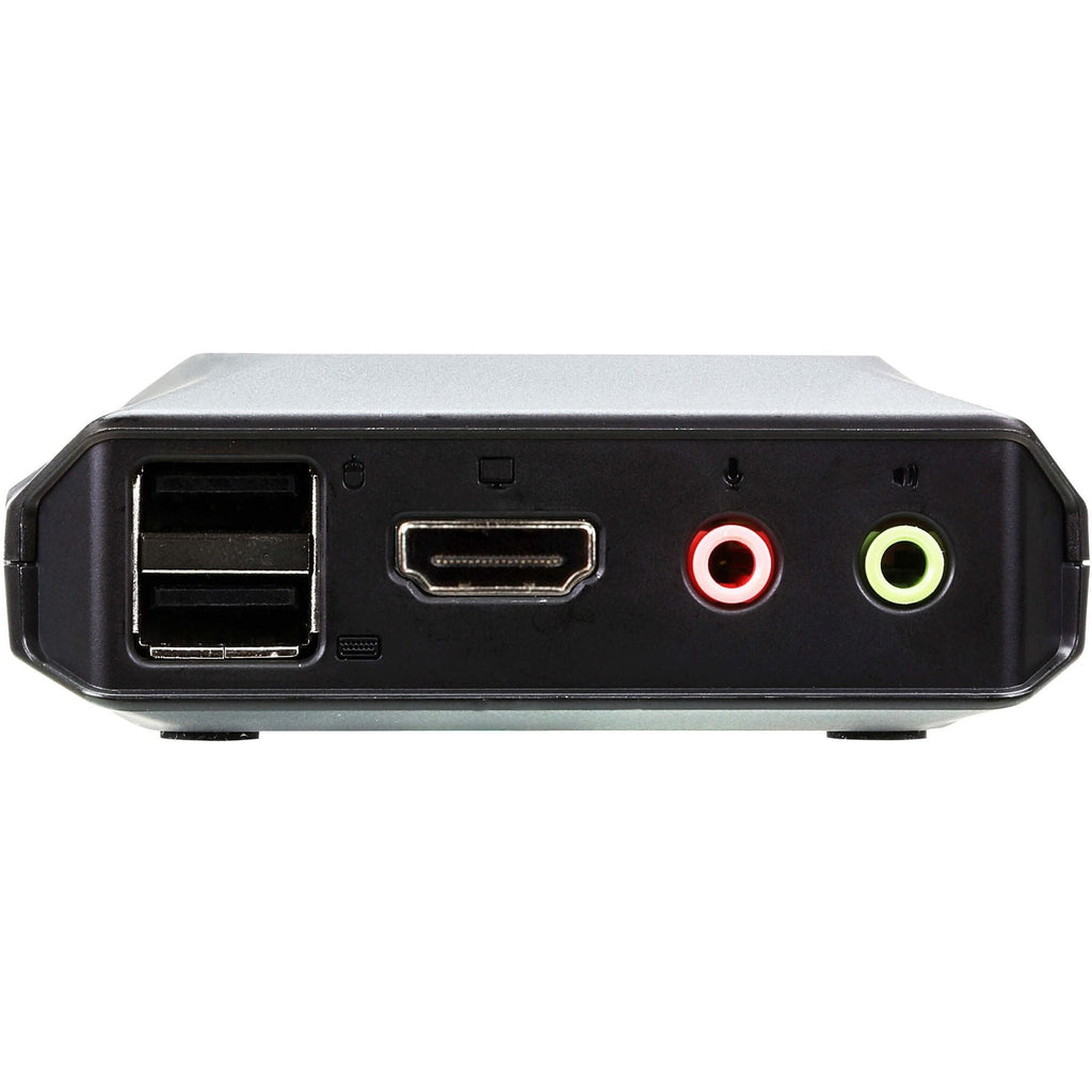 ATEN 2-Port USB 4K DCI HDMI Cable KVM Switch with Remote Port Selector - 2 Computer(s) - 4096 x 2160 - 5 x USB - 3 x HDMI - CS22H - eCommerce Business Prime