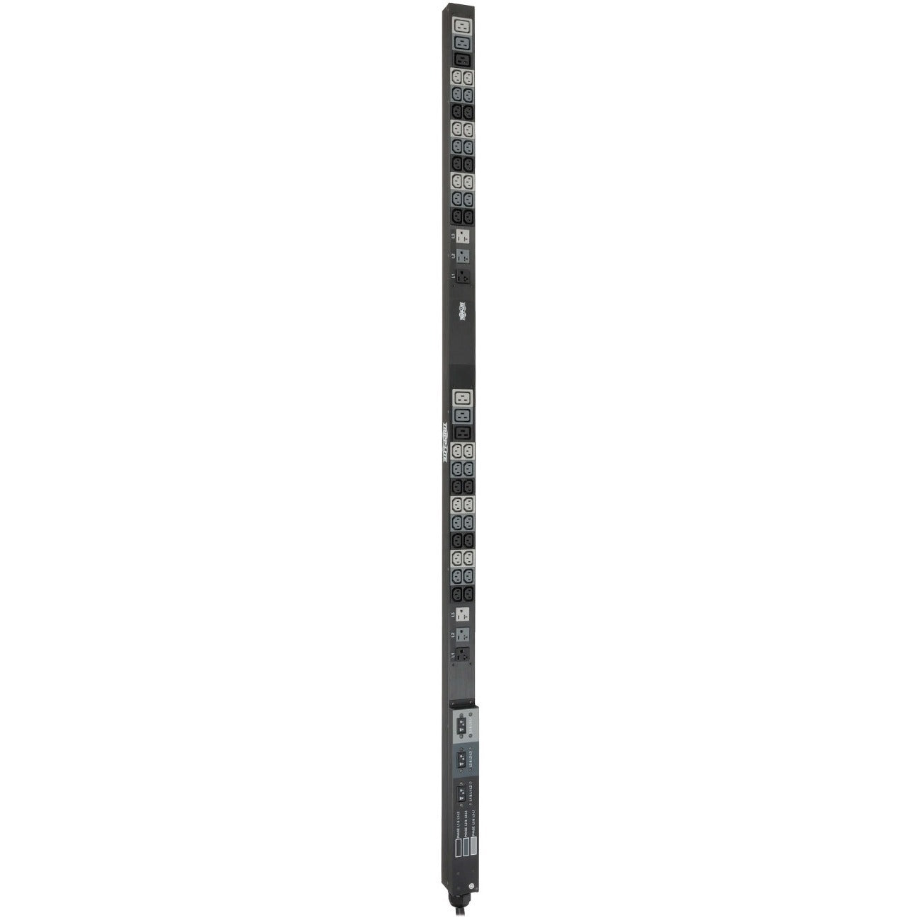 Tripp Lite PDU 3-Phase Basic 208/120V 8.6kW 36 C13 6 C19 6 5-15/20R 70in 0U - Basic - NEMA L21-30P - 36 x IEC 60320 C13, 6 x IEC 60320 C19, 6 x NEMA 5-15/20R - 230 V AC - 0U - Vertical/Toolless - Rack...  - PDU3V6L2130 - eCommerce Business Prime
