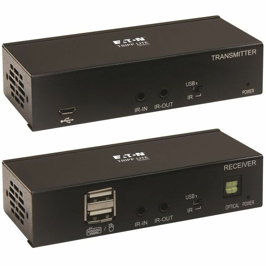 Tripp Lite DisplayPort to HDMI Over Cat6 Extender Kit w KVM Support 4K@60Hz - 2 Input Device - 2 Output Device - 230 ft Range - 2 x Network (RJ-45) - 3 x USB - 1 x HDMI In - 1 x HDMI Out - 4K UHD - 38...  - B127A-1A1-BDBH - eCommerce Business Prime