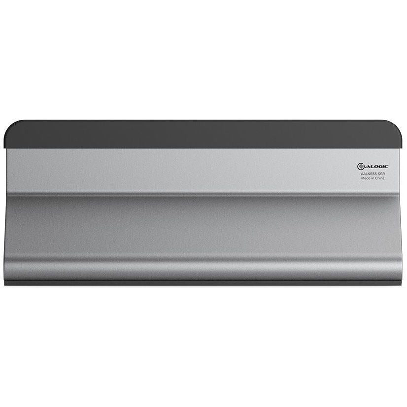 Alogic Bolt Adjustable Laptop Vertical Stand - Aluminum Alloy - Space Gray - eCommerce Business Prime