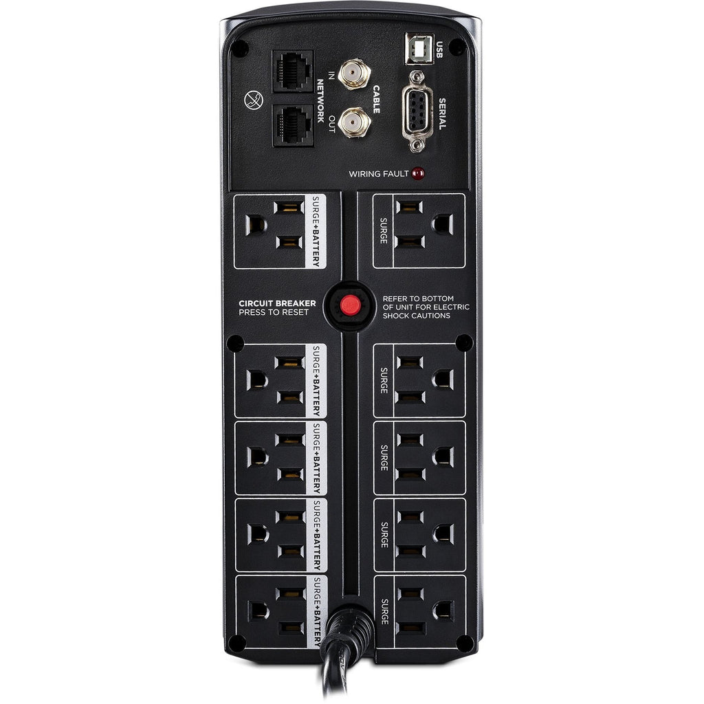 CyberPower CP900AVR AVR UPS Systems - 900VA/560W, 120 VAC, NEMA 5-15P, Mini-Tower, 10 Outlets, PowerPanel&reg; Personal, $300000 CEG, 3YR Warranty - CP900AVR - eCommerce Business Prime