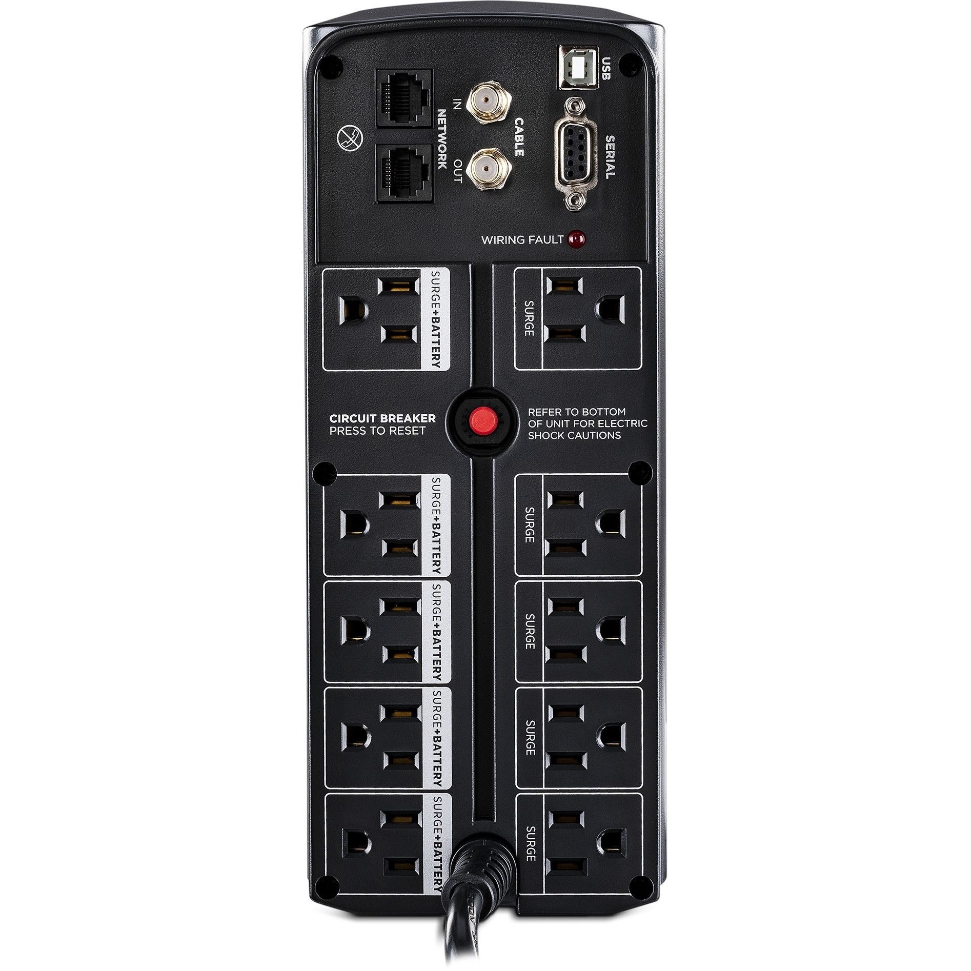 CyberPower CP900AVR AVR UPS Systems - 900VA/560W, 120 VAC, NEMA 5-15P, Mini-Tower, 10 Outlets, PowerPanel&reg; Personal, $300000 CEG, 3YR Warranty - CP900AVR - eCommerce Business Prime