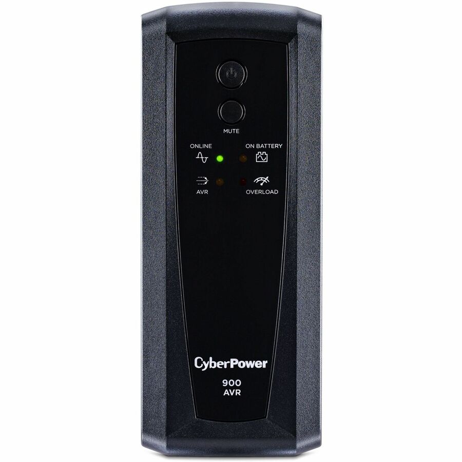 CyberPower CP900AVR AVR UPS Systems - 900VA/560W, 120 VAC, NEMA 5-15P, Mini-Tower, 10 Outlets, PowerPanel&reg; Personal, $300000 CEG, 3YR Warranty - CP900AVR - eCommerce Business Prime