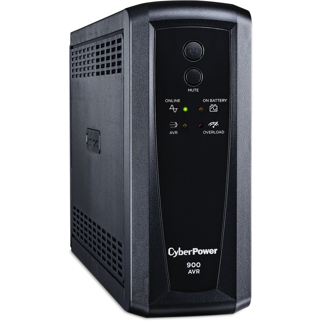 CyberPower CP900AVR AVR UPS Systems - 900VA/560W, 120 VAC, NEMA 5-15P, Mini-Tower, 10 Outlets, PowerPanel&reg; Personal, $300000 CEG, 3YR Warranty - CP900AVR - eCommerce Business Prime
