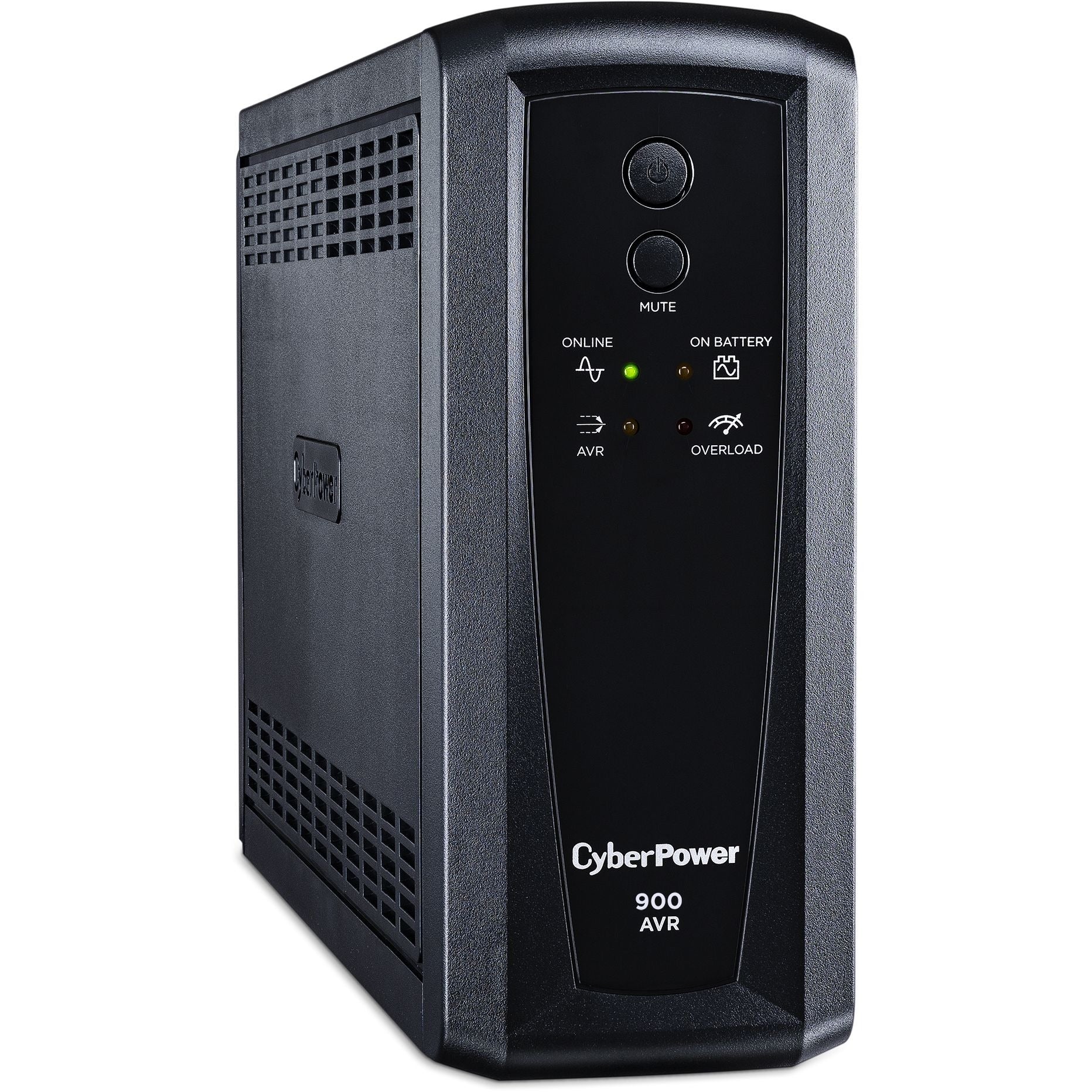 CyberPower CP900AVR AVR UPS Systems - 900VA/560W, 120 VAC, NEMA 5-15P, Mini-Tower, 10 Outlets, PowerPanel&reg; Personal, $300000 CEG, 3YR Warranty - CP900AVR - eCommerce Business Prime