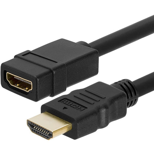 4XEM HDMI 4K/2K Extension Cable Male/Female 10ft - 10 ft HDMI A/V Cable for Satellite TV, Audio/Video Device, Home Theater System, Desktop Computer - First End: 1 x 19-pin HDMI 2.0 Digital Audio/Video...  - 4XHDMIEXT10 - eCommerce Business Prime