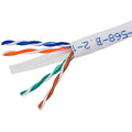 4XEM 1000 ft Roll White Cat6 Stranded CM-Rated For In-Wall Use - 1000 ft Category 6 Network Cable for Network Device, Home Theater System, Desktop Computer, Patch Panel - First End: Bare Wire - Second...  - 4XCAT6STRANDW - eCommerce Business Prime