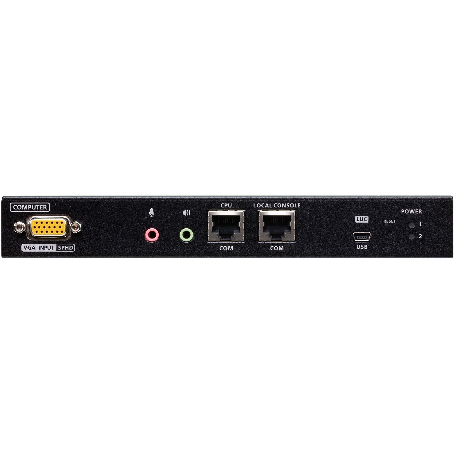 ATEN 1-Local/Remote Share Access Single Port VGA KVM over IP Switch - 1 Computer(s) - 1 Local User(s) - 1 Remote User(s) - 1920 x 1200 - 2 x Network (RJ-45) - 3 x USB2 x VGA - Desktop - CN9000 - eCommerce Business Prime