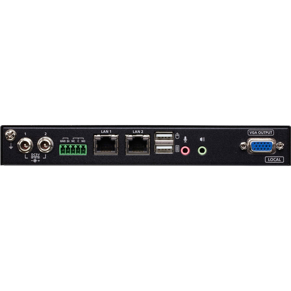 ATEN 1-Local/Remote Share Access Single Port VGA KVM over IP Switch - 1 Computer(s) - 1 Local User(s) - 1 Remote User(s) - 1920 x 1200 - 2 x Network (RJ-45) - 3 x USB2 x VGA - Desktop - CN9000 - eCommerce Business Prime