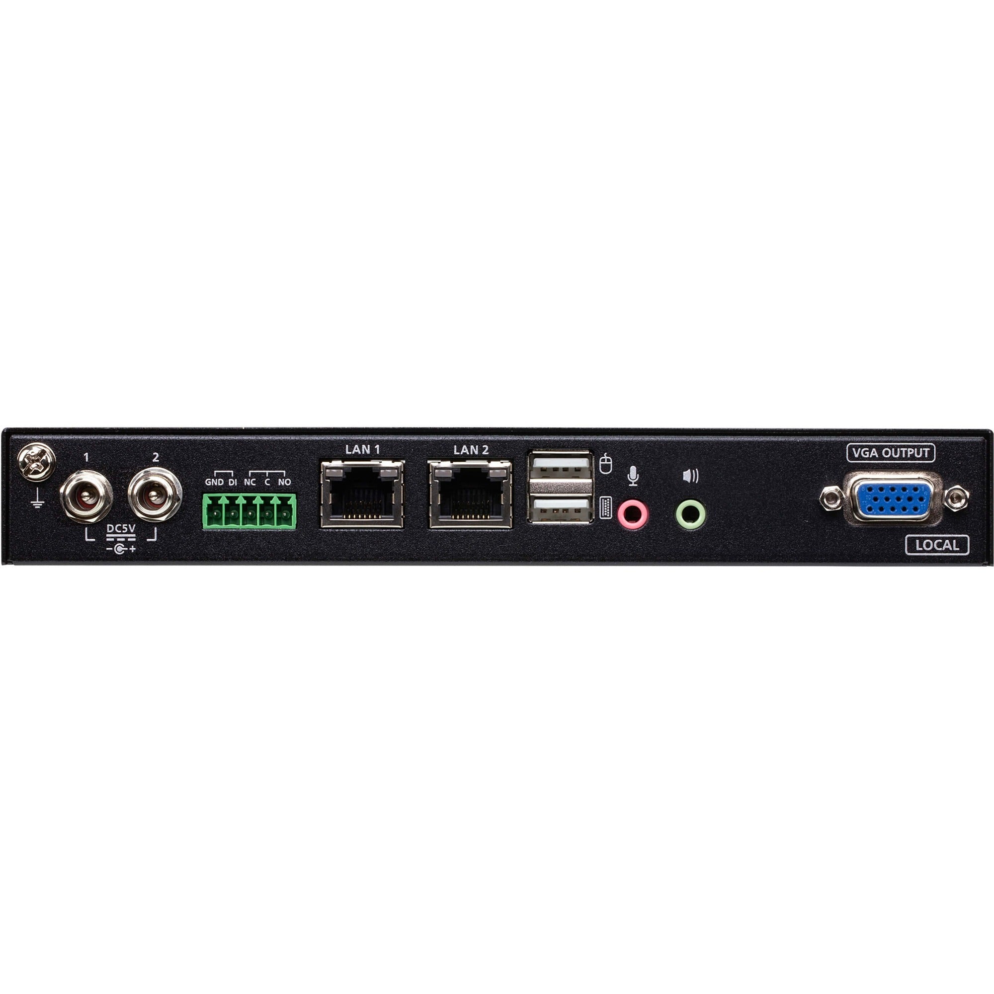ATEN 1-Local/Remote Share Access Single Port VGA KVM over IP Switch - 1 Computer(s) - 1 Local User(s) - 1 Remote User(s) - 1920 x 1200 - 2 x Network (RJ-45) - 3 x USB2 x VGA - Desktop - CN9000 - eCommerce Business Prime