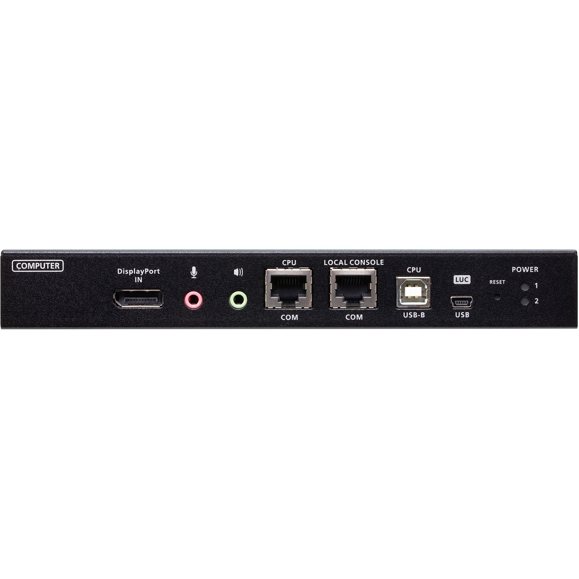 ATEN 1-Local/Remote Share Access Single Port 4K DisplayPort KVM over IP Switch - 1 Computer(s) - 1 Local User(s) - 1 Remote User(s) - 4096 x 2160 - 2 x Network (RJ-45) - 4 x USB - Desktop, Rack-mounta...  - CN9950 - eCommerce Business Prime