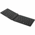 Targus Ergonomic Foldable Bluetooth Antimicrobial Keyboard - Wireless Connectivity - Bluetooth/RF - 2.40 GHz - English (US) - QWERTY Layout - iPad, iPhone, Desktop Computer, MAC - PC, Mac - Black - AKF003US - eCommerce Business Prime