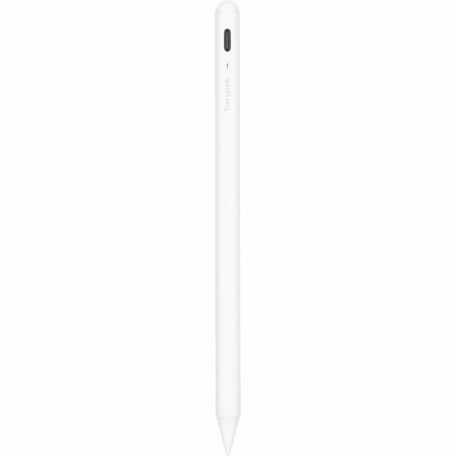 Targus StylusAntimicrobial Active Stylus for iPad - Capacitive Touchscreen Type Supported - Active - White - Tablet Device Supported - AMM174AMGL - eCommerce Business Prime