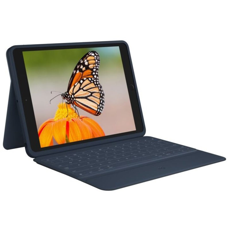 Logitech Rugged Combo 3 Rugged Keyboard/Cover Case (Folio) Apple, Logitech iPad (8th Generation), iPad (7th Generation) Tablet - Blue - Drop Resistant, Spill Resistant, Wear Resistant, Tear Resistant,...  - 920-009320 - eCommerce Business Prime
