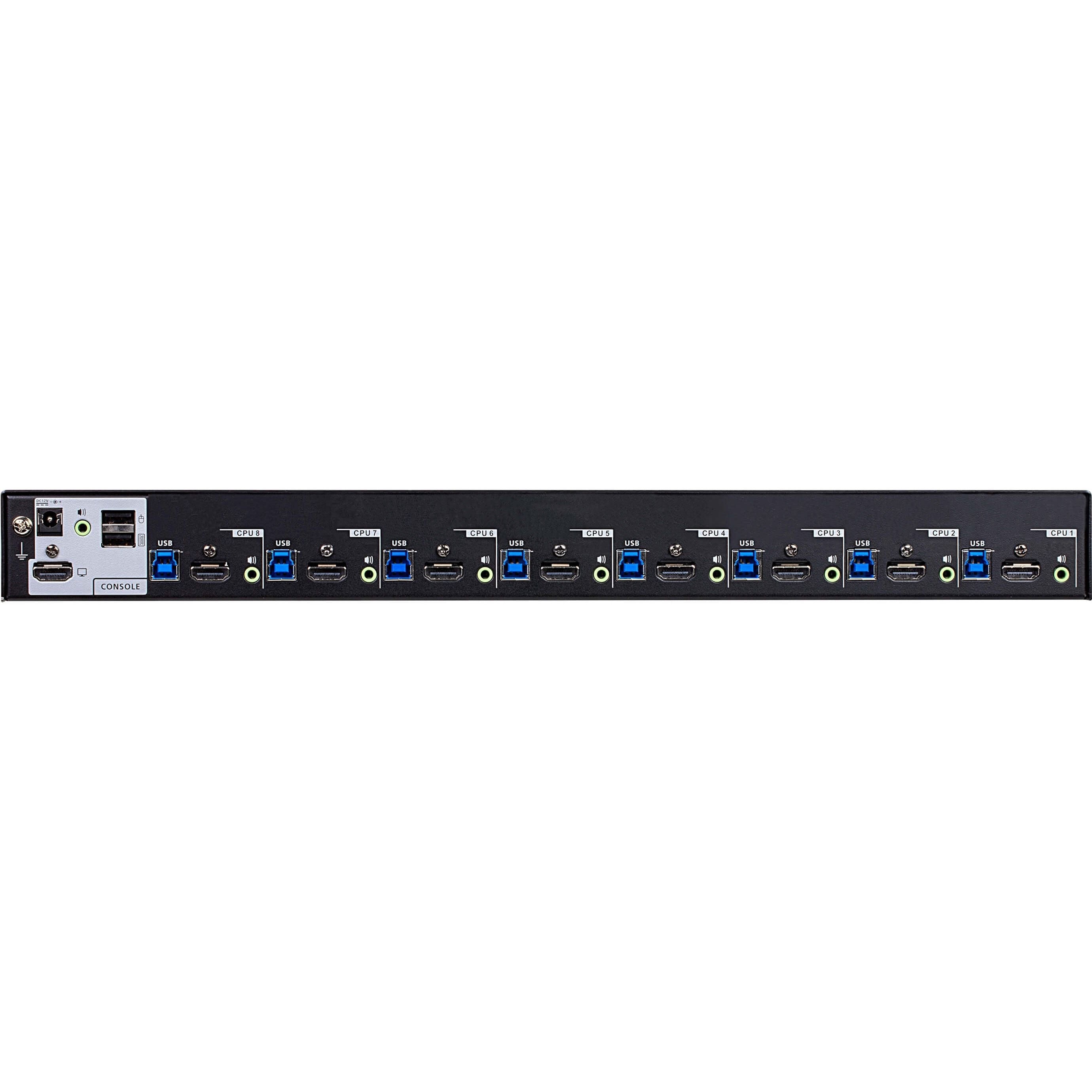 ATEN CS18216 16-Port USB 3.0 4K HDMI KVM Switch with Rack Mounting Kit - 8 Computer(s) - 1 Local User(s) - 4096 x 2160 - 12 x USB - 9 x HDMI - Desktop, Rack-mountable - CS18208 - eCommerce Business Prime
