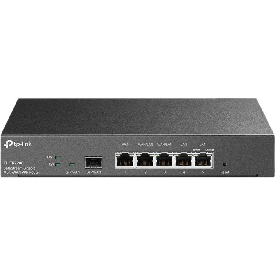 TP-Link ER7206 - Multi-WAN Professional Wired Gigabit VPN Router - Limited Lifetime Warranty - Increased Network Capacity - SPI Firewall - Omada SDN Integrated - Load Balance - Lightning Protection - ER7206 - eCommerce Business Prime