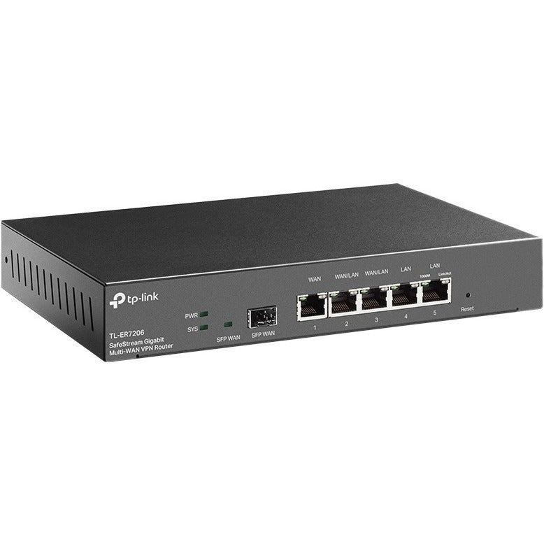 TP-Link ER7206 - Multi-WAN Professional Wired Gigabit VPN Router - Limited Lifetime Warranty - Increased Network Capacity - SPI Firewall - Omada SDN Integrated - Load Balance - Lightning Protection - ER7206 - eCommerce Business Prime