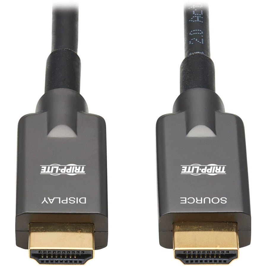Tripp Lite HDMI Fiber Active Optical Cable AOC Armored 4K 60Hz HDR M/M 10M - 32.81 ft Fiber Optic A/V Cable for Audio/Video Device, Notebook, Tablet, Blu-ray Player, Gaming Console, Security Camera, H...  - P568FA-10M - eCommerce Business Prime