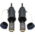 Tripp Lite HDMI Fiber Active Optical Cable Armored Hooded 4K 60Hz M/M 30M - 98.43 ft Fiber Optic A/V Cable for Audio/Video Device, Notebook, Tablet, Blu-ray Player, Gaming Console, Security Camera, HD...  - P568FA-30M-W - eCommerce Business Prime