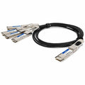 AddOn Twinaxial Network Cable - 3.28 ft Twinaxial Network Cable for Network Device, Switch, Server, Router, Transceiver - First End: 1 x QSFP-DD Network - Second End: 4 x QSFP28 Network - 200 Gbit/s -...  - CAB-D-4Q-200G-1M-AO - eCommerce Business Prime