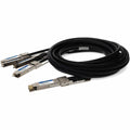 AddOn Twinaxial Network Cable - 6.56 ft Twinaxial Network Cable for Network Device, Transceiver, Switch, Server, Router - First End: 1 x QSFP-DD Network - Male - Second End: 4 x QSFP56 Network - Male ...  - CAB-D-4Q-400G-2M-AO - eCommerce Business Prime