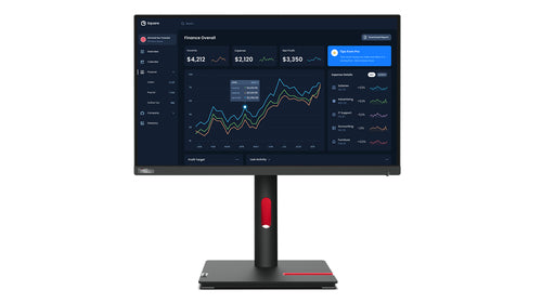 Lenovo ThinkVision T22i-30 54.6 cm (21.5") 1920 x 1080 pixels Full HD LED Black - eCommerce Business Prime