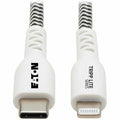 Tripp Lite USB C to Lightning Sync/Charge Cable Heavy Duty Status LED 3ft - 3 ft Lightning/USB-C Data Transfer Cable for iPhone, iPad, iPod, MacBook, Notebook, Wall Charger, Car Charger, Power Adapter...  - M102-003-HD-SL - eCommerce Business Prime