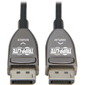 Tripp Lite DisplayPort Active Optical Cable (AOC), 8K 60 Hz (M/M), CL3 Rated, Latching Connectors, Black, 10 m (33 ft.) - 32.81 ft Fiber Optic A/V Cable for Audio/Video Device, Digital Signage Player,...  - P580F3-10M-8K6 - eCommerce Business Prime