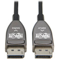Tripp Lite DisplayPort Active Optical Cable (AOC), 8K 60 Hz (M/M), CL3 Rated, Latching Connectors, Black, 15 m (49 ft.) - 49.21 ft Fiber Optic A/V Cable for Audio/Video Device, Digital Signage Player,...  - P580F3-15M-8K6 - eCommerce Business Prime